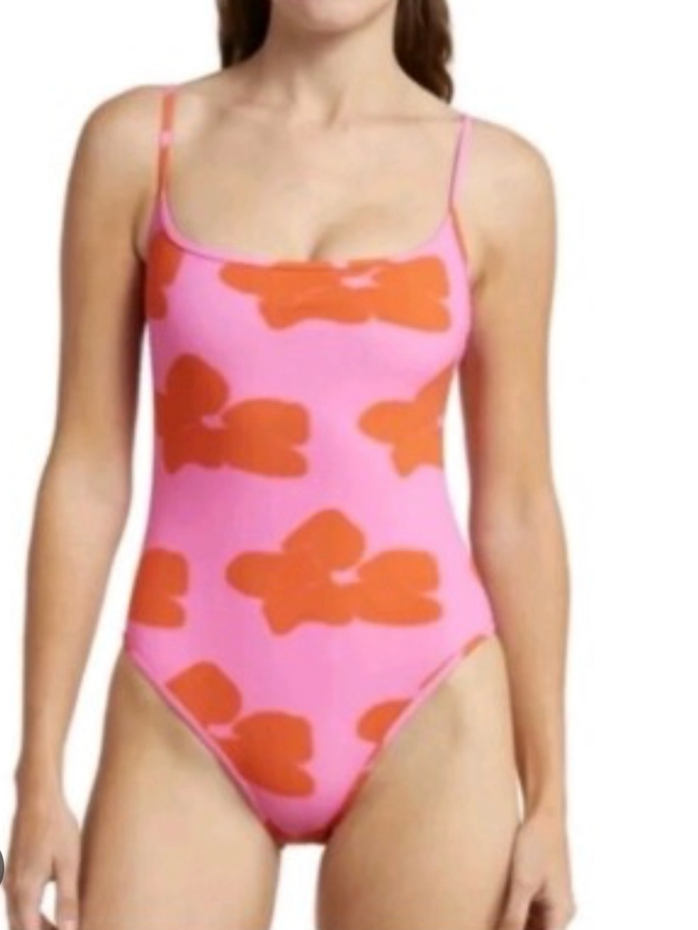 Nu Swim Noodle One Piece Floral Swimsuit XL